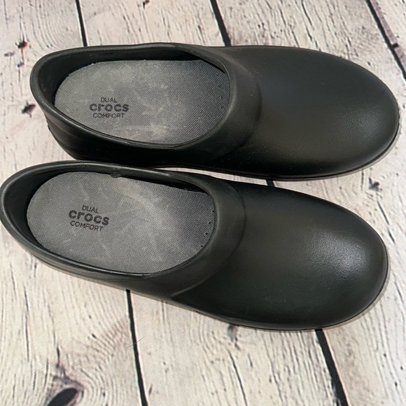 Crocs Women’s Dual Comfort Black Size 9 - Picture 2 of 12